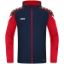 Afbeeldingen van Jas met kap Performance marine/rood